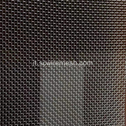 Schermo a maglie metalliche in acciaio inox 80 mesh